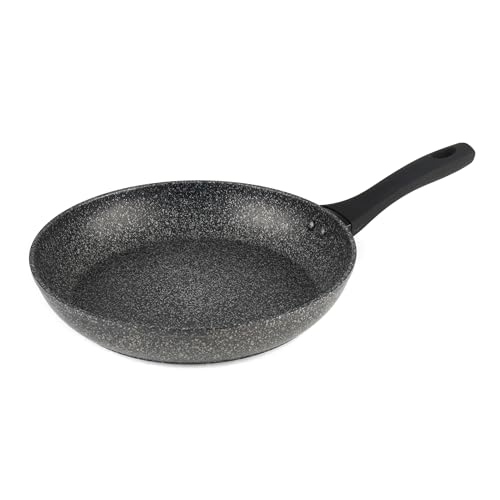 Salter BW05747 Megastone 28 cm Frying Pan – 10 x Tougher Non-Stick, Large Cooking Pan, PFOA-Free Forged Aluminium, Suitable for All Cooking Hobs, Dishwasher & Metal Utensil Safe, Soft Touch Handle - Featured