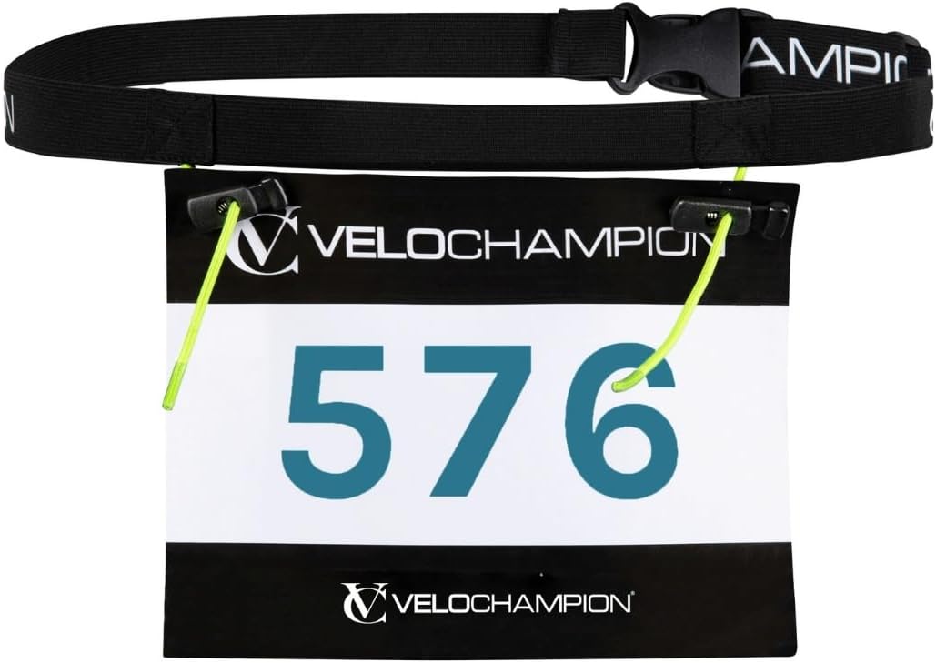 VeloChampion Triathlon Race Number Running Belt