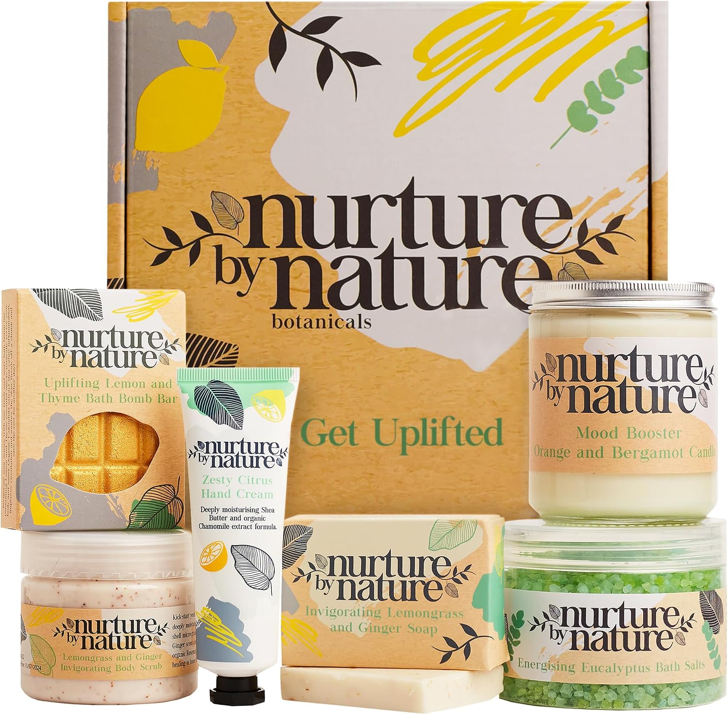 Nurture by Nature Vegan Spa Set Bath Hamper