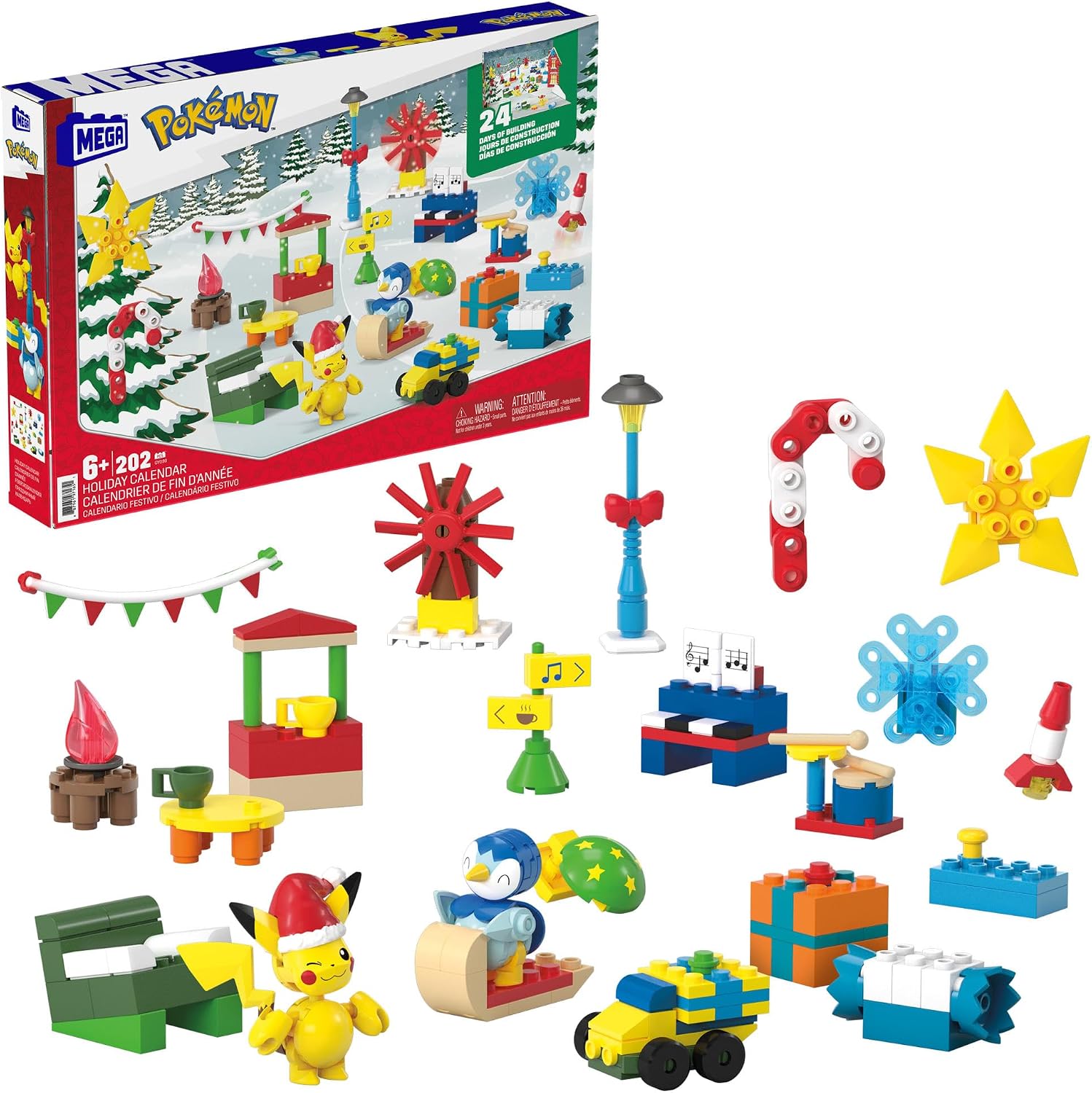 MEGA Pokemon Holiday Calendar Building Set