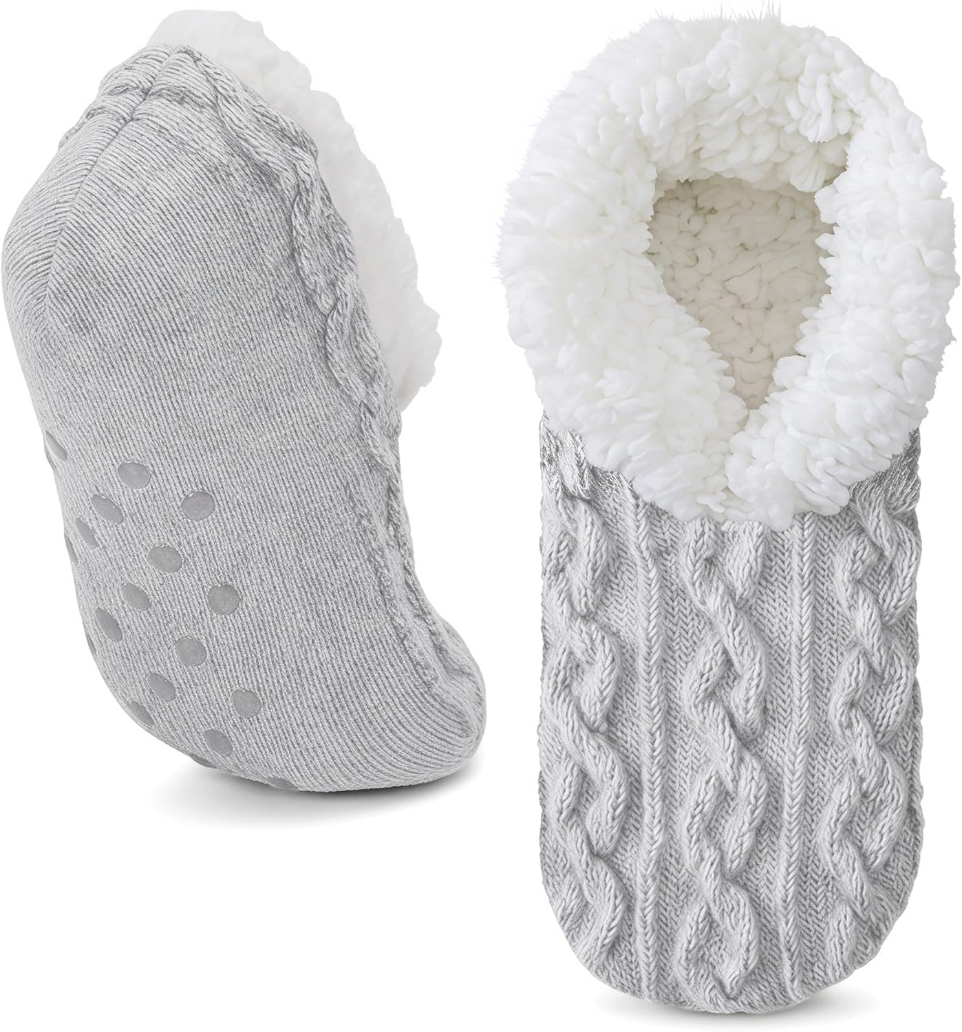 LEKMBBY Fluffy Slipper Socks