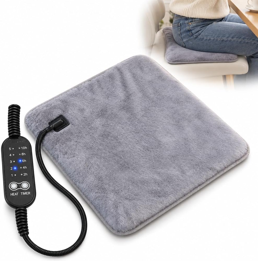 XPJBKC USB Heated Seat Pad 45x45cm