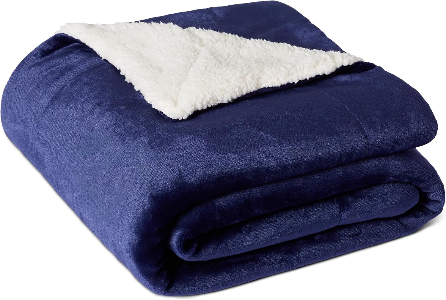 Amazon Basics Reversible Sherpa Fleece Sofa Throw