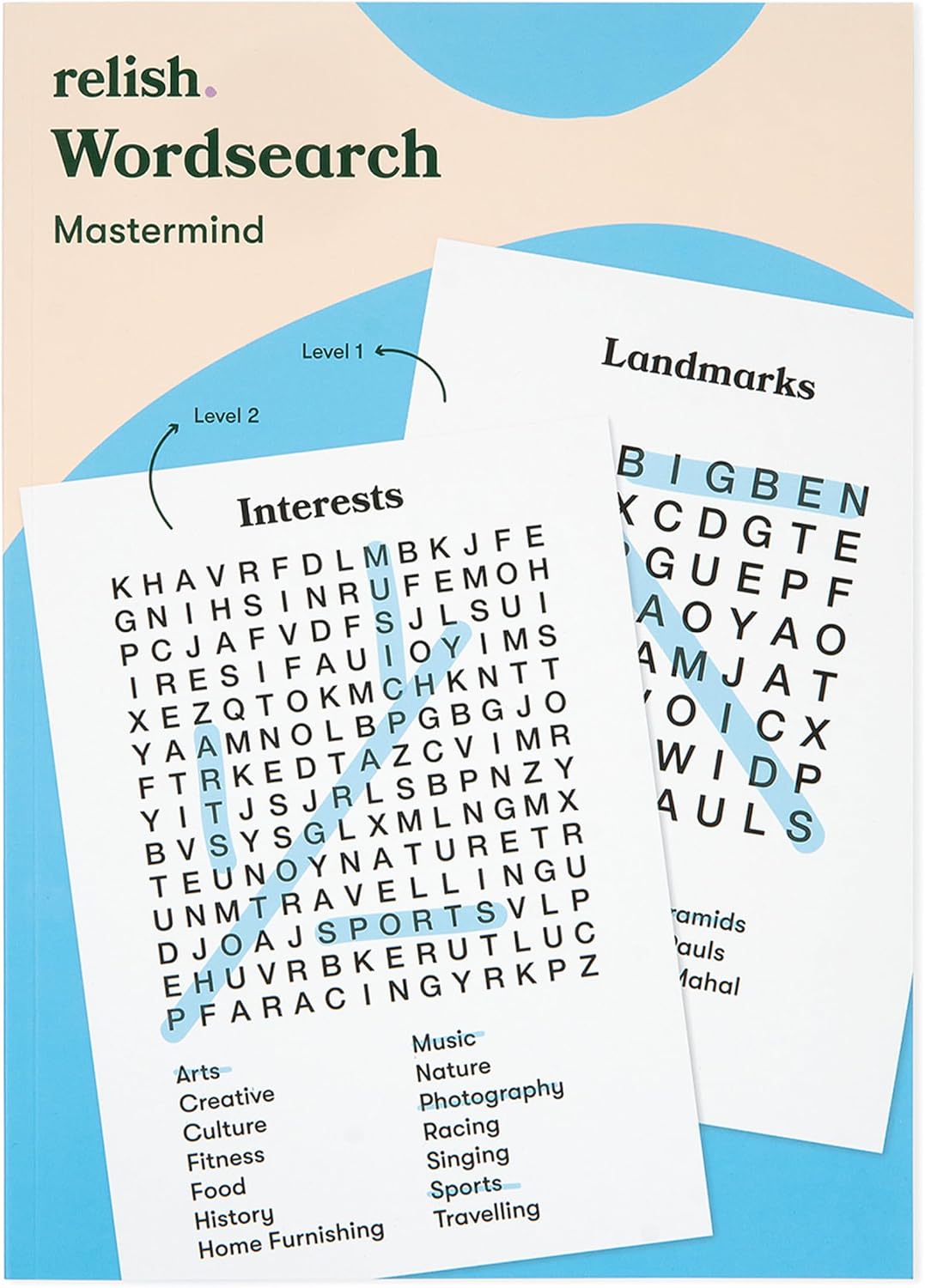 Relish Large Print Word Search