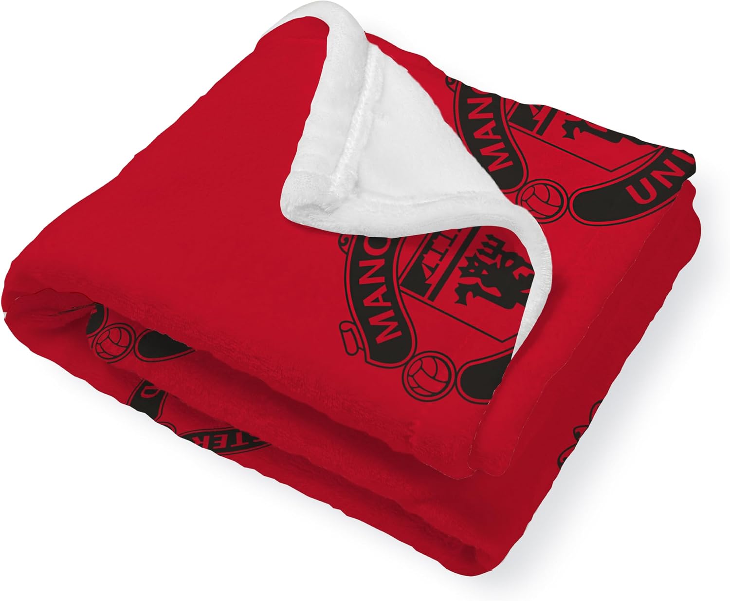 Manchester United FC Sherpa Fleece Blanket