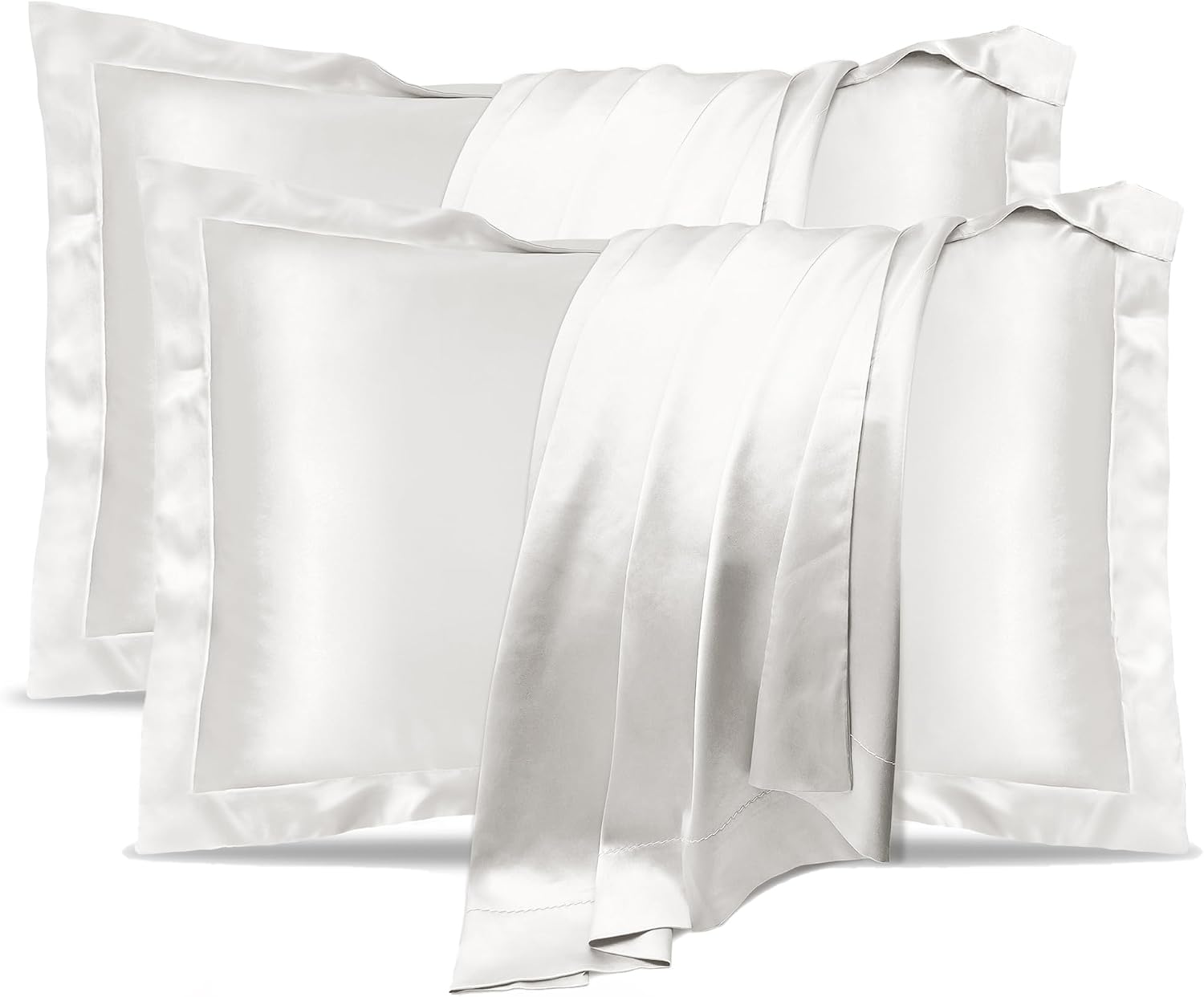 UQQU Mulberry Silk Pillowcase 2 Pack