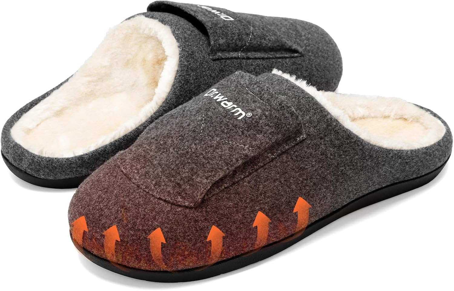 Dr.warm Plush Heated Slippers