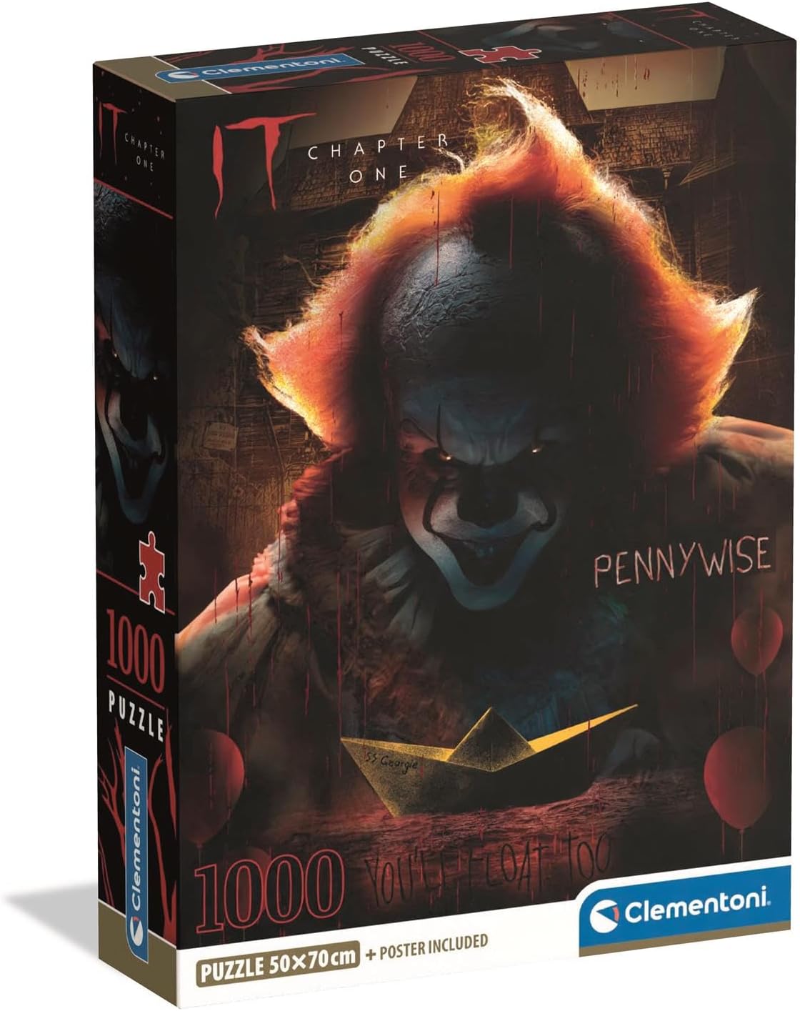 Clementoni IT Horror Movies 1000 Piece Jigsaw Puzzle