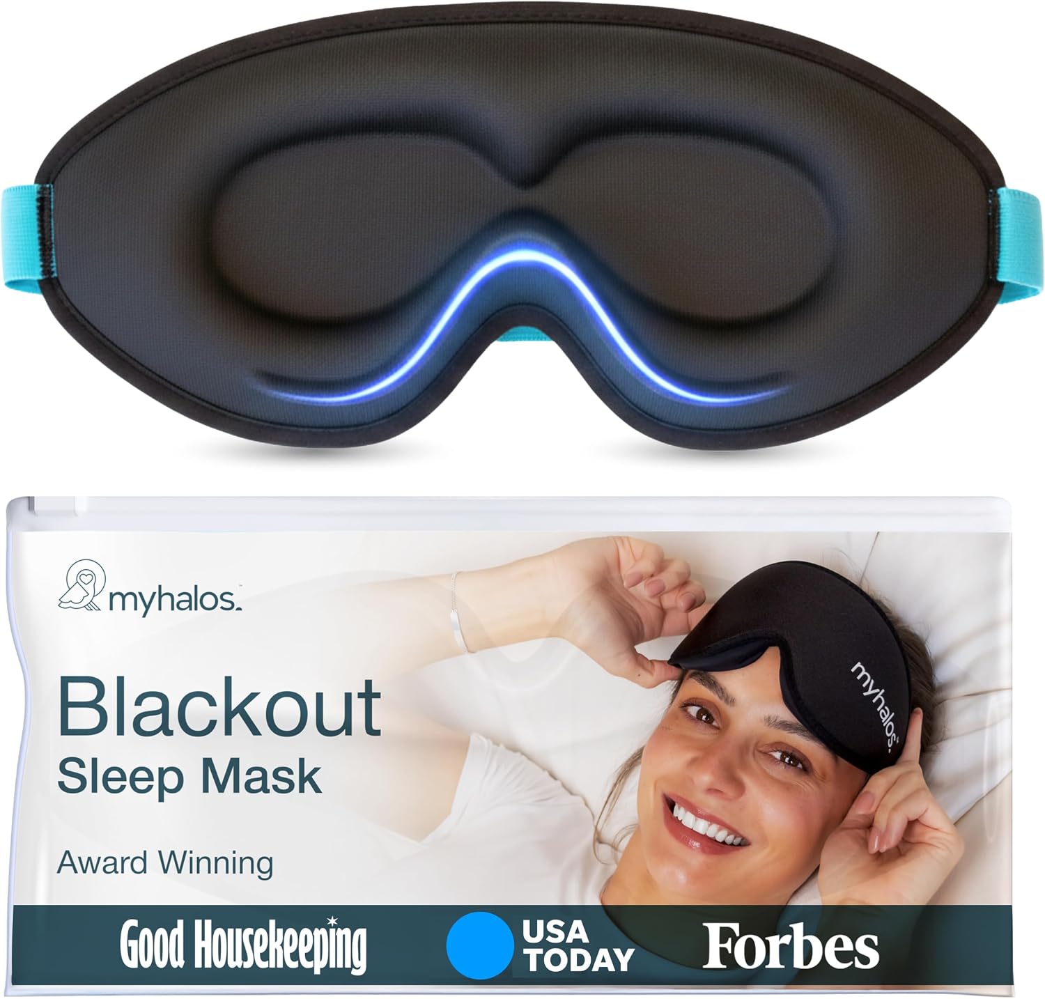 MyHalos Blackout Sleep Mask