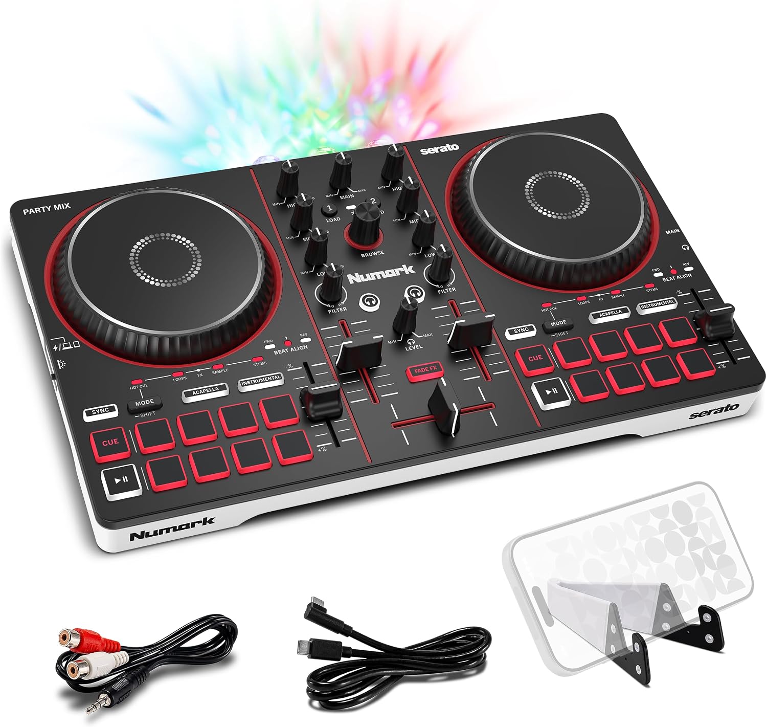 Numark Party Mix III Bluetooth DJ Controller