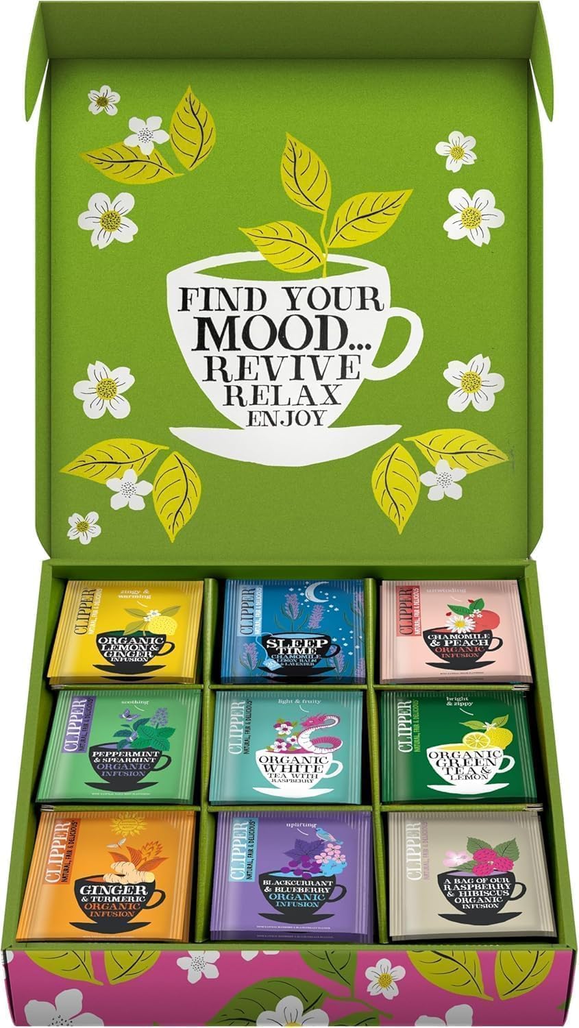 Clipper Organic Herbal and Green Tea Selection Gift Box