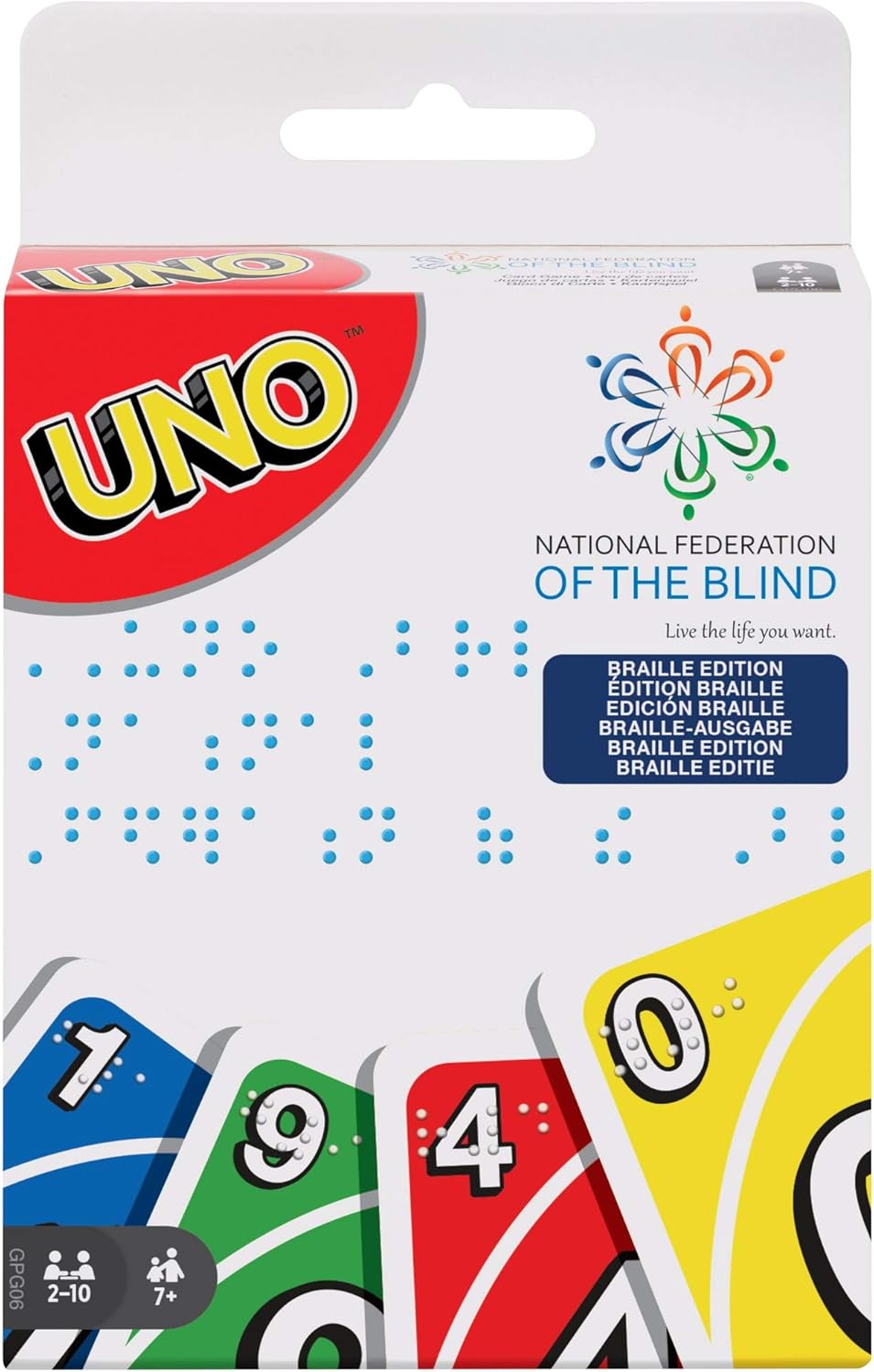 UNO Braille Card Game