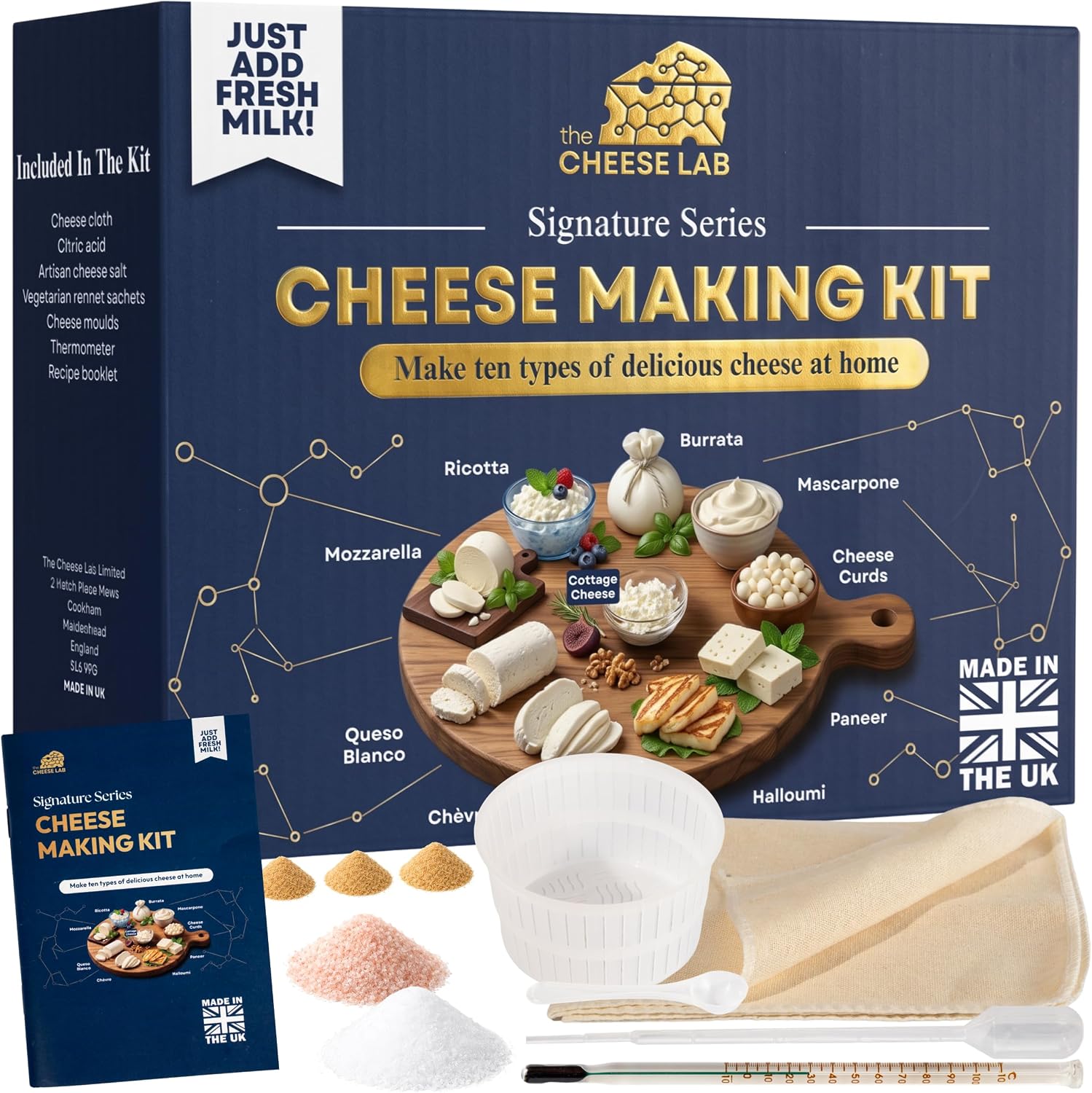 The Cheese Lab Cheese Making Kit