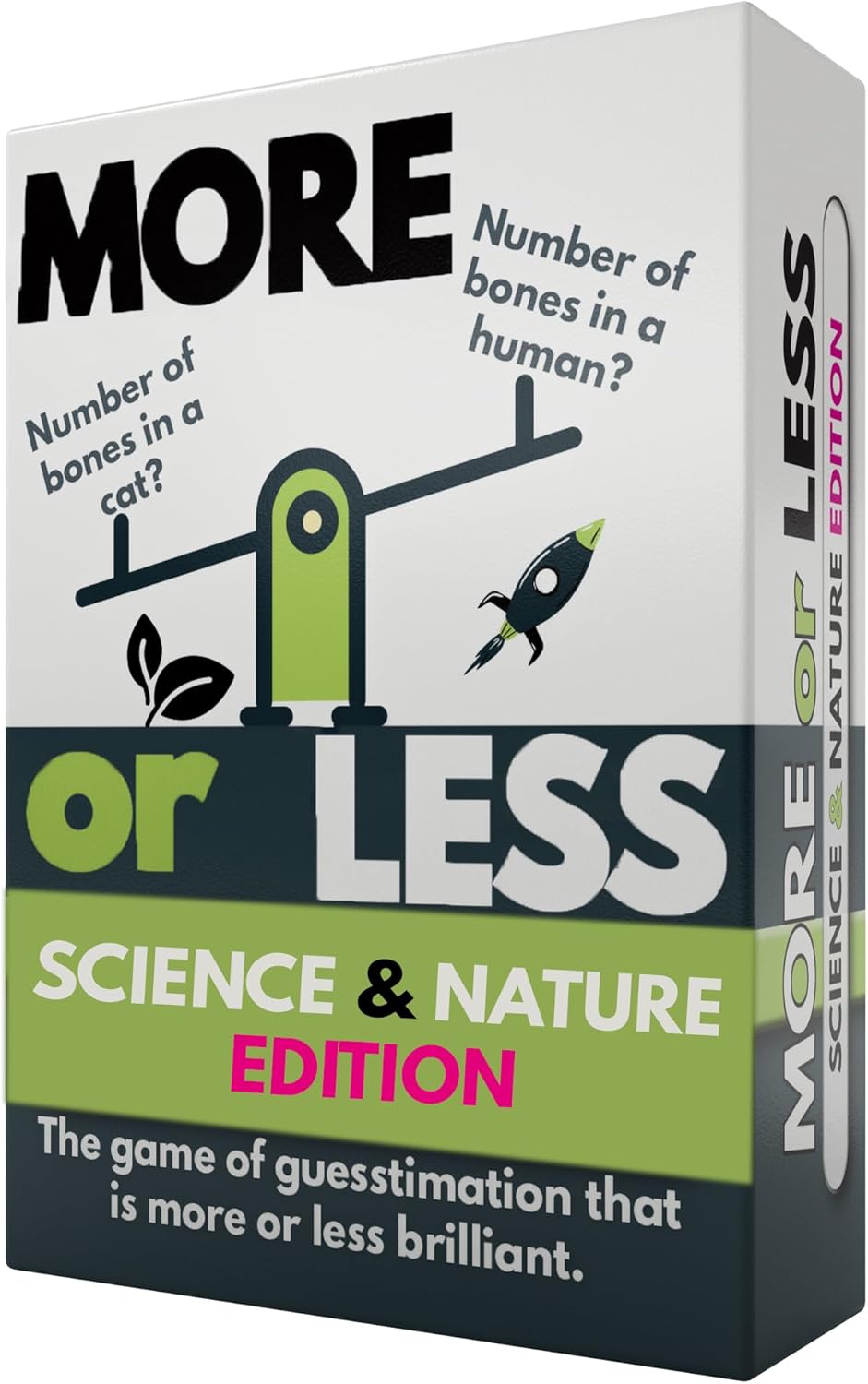 More or Less Trivia Card Game