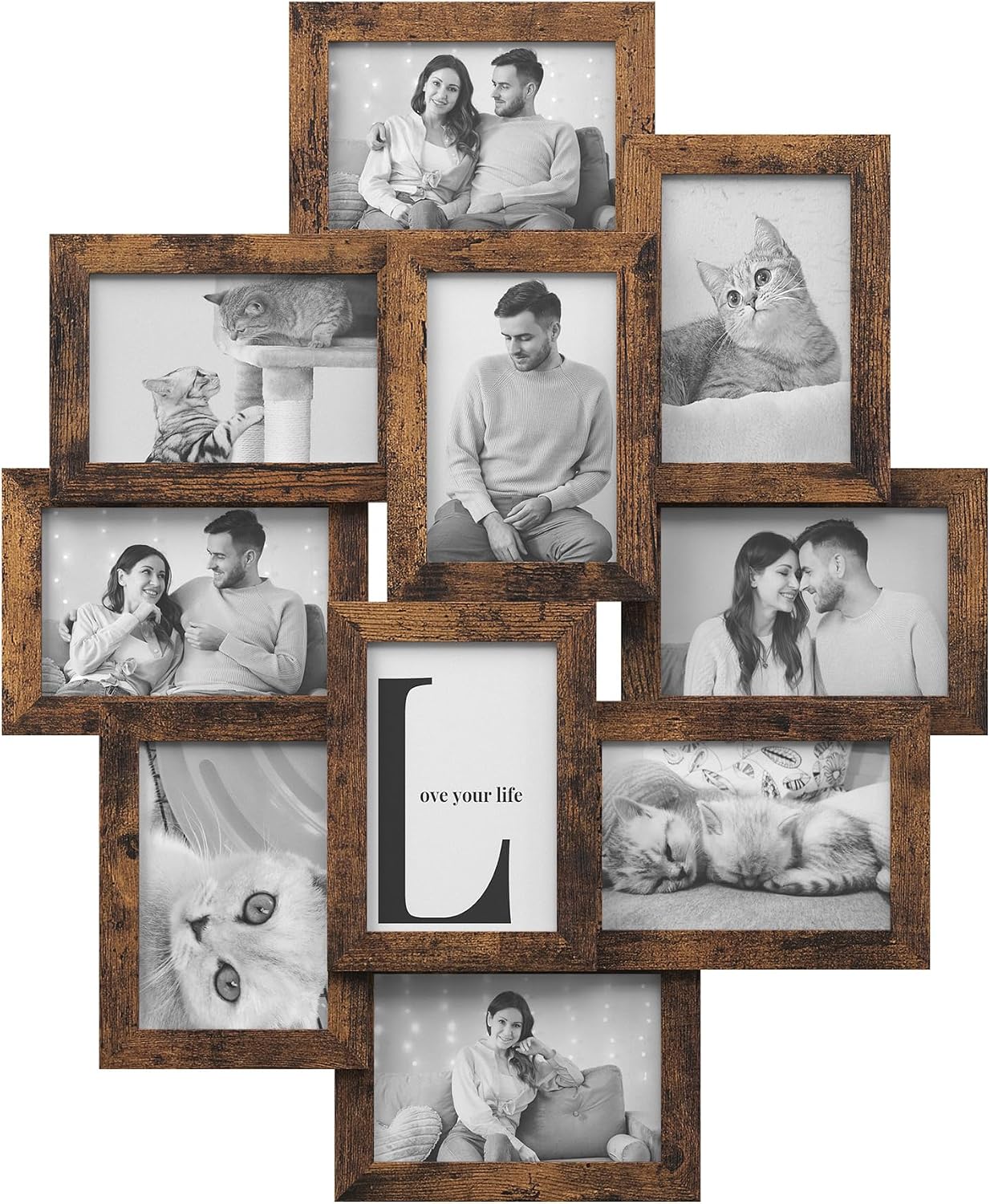 SONGMICS 10-Photo Collage Frame