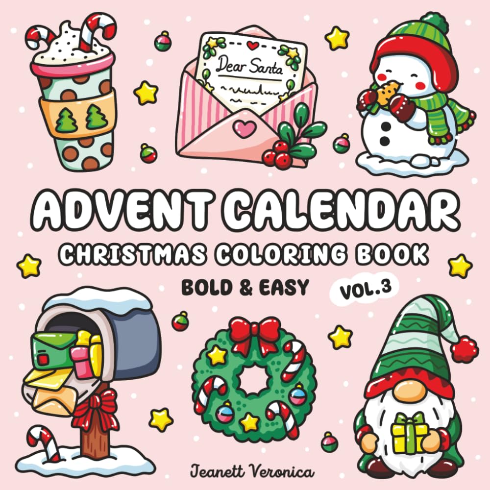 Advent Calendar Vol. 3 Christmas Coloring Book
