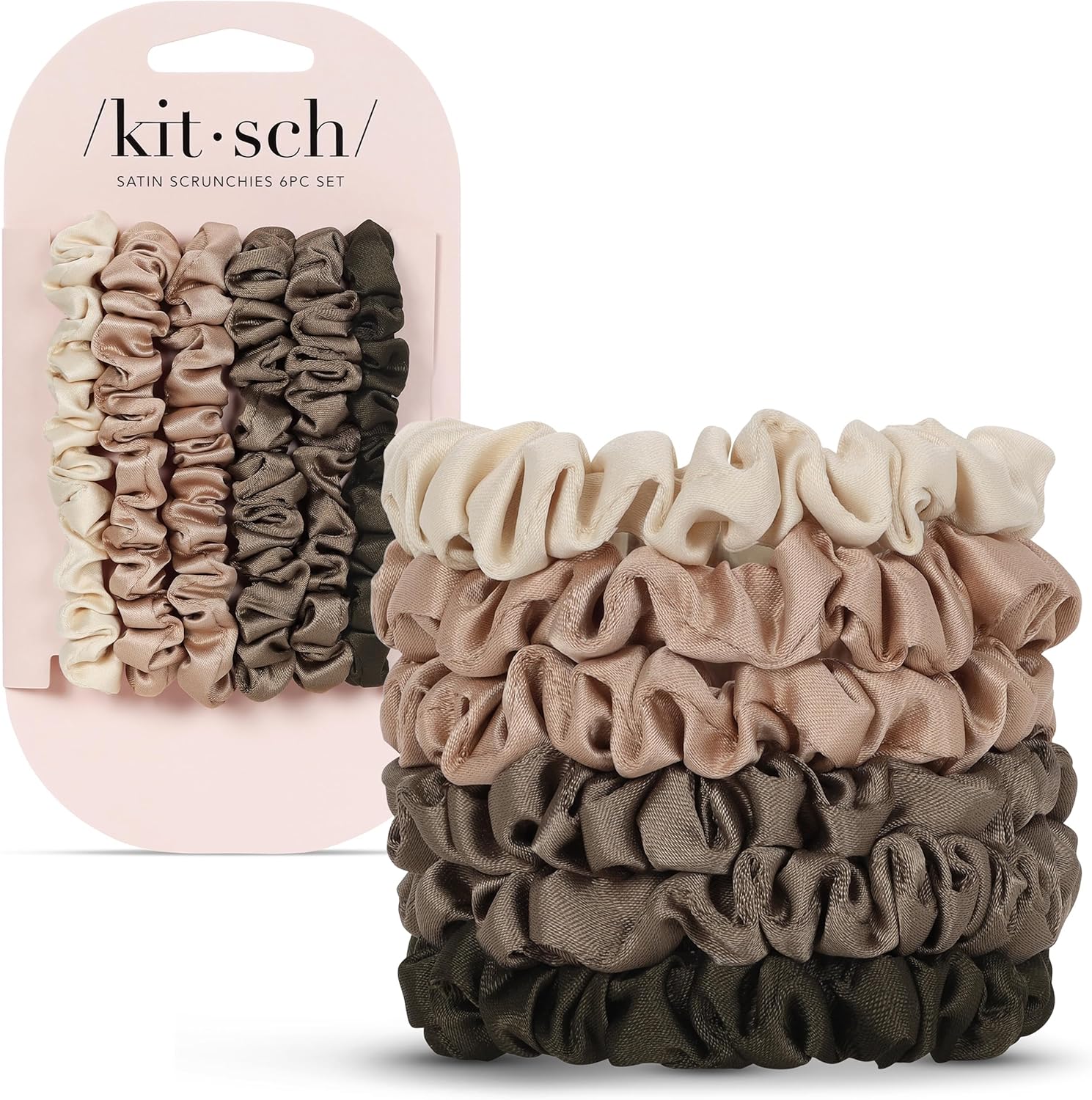 Kitsch Satin Scrunchies