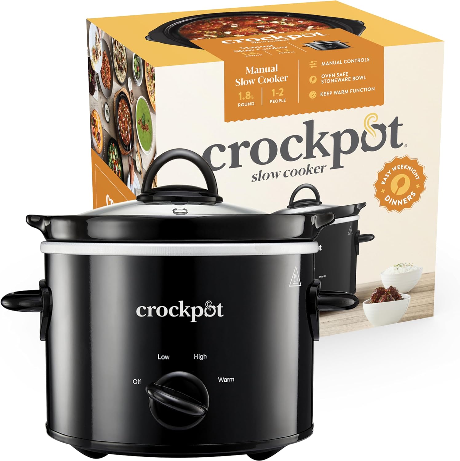 Crock-Pot Slow Cooker 1.8L Small