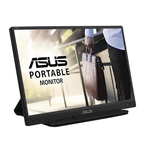 ASUS ZenScreen MB166C Portable USB Monitor- 15.6 inch, Full HD, IPS, USB Type-C, Flicker Free, Blue Light Filter, Anti-glare surface - Featured
