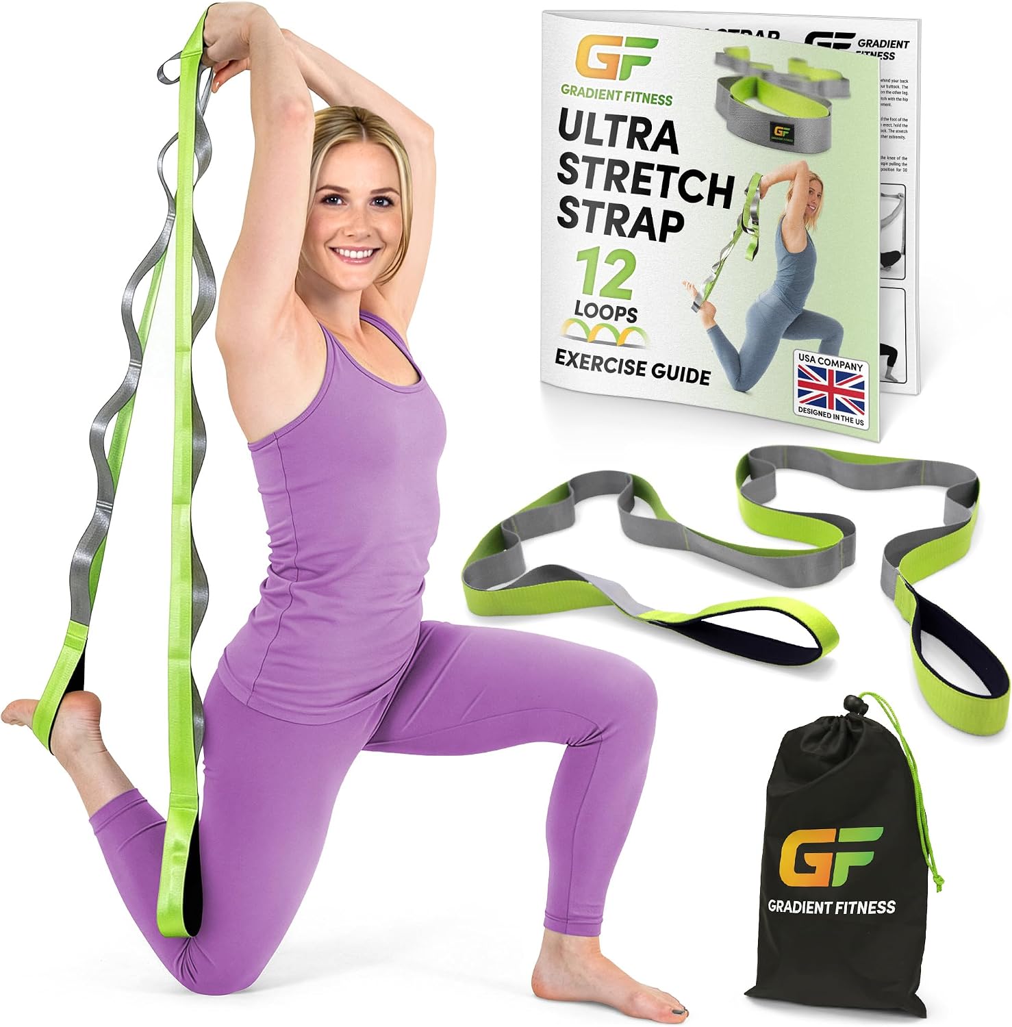 Gradient Fitness 12 Multi Loop Stretch Strap
