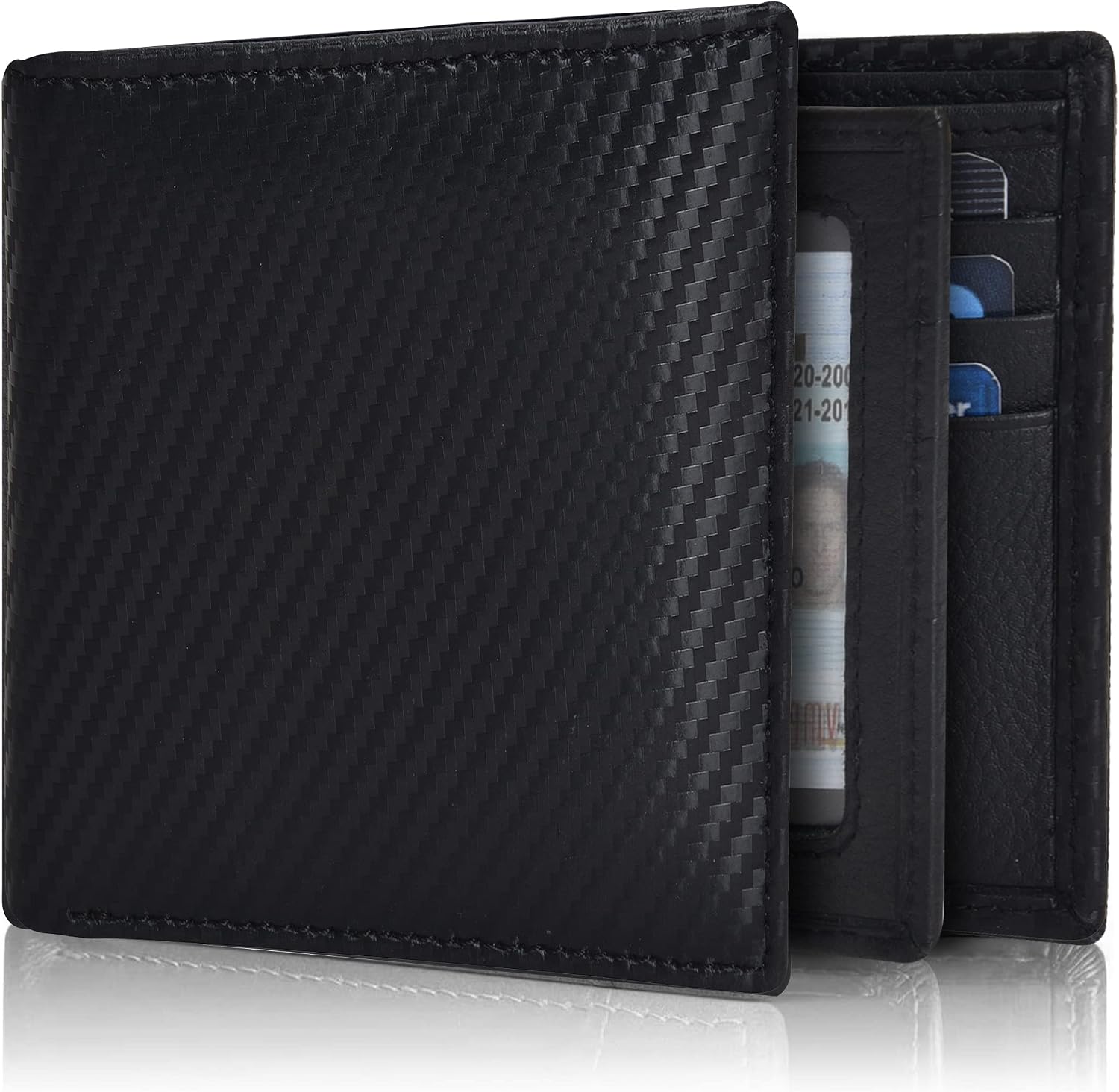 Oak Leathers RFID Blocking Real Leather Bifold Wallet