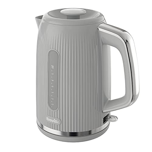 Breville Bold Ice Grey Electric Kettle | 1.7L | 3kW Fast Boil | Grey & Silver Chrome [VKT222] - Featured