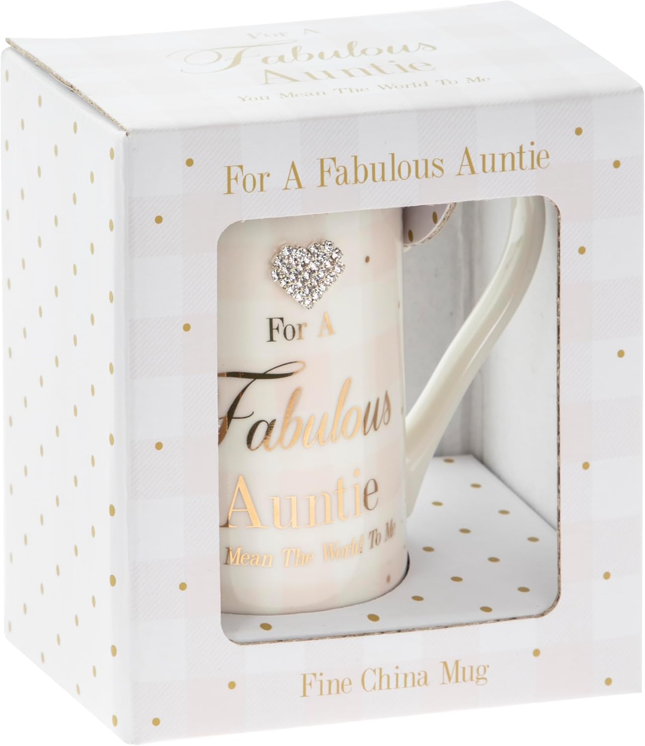 Lesser and Pavey Mad Dots Fabulous Auntie Mug