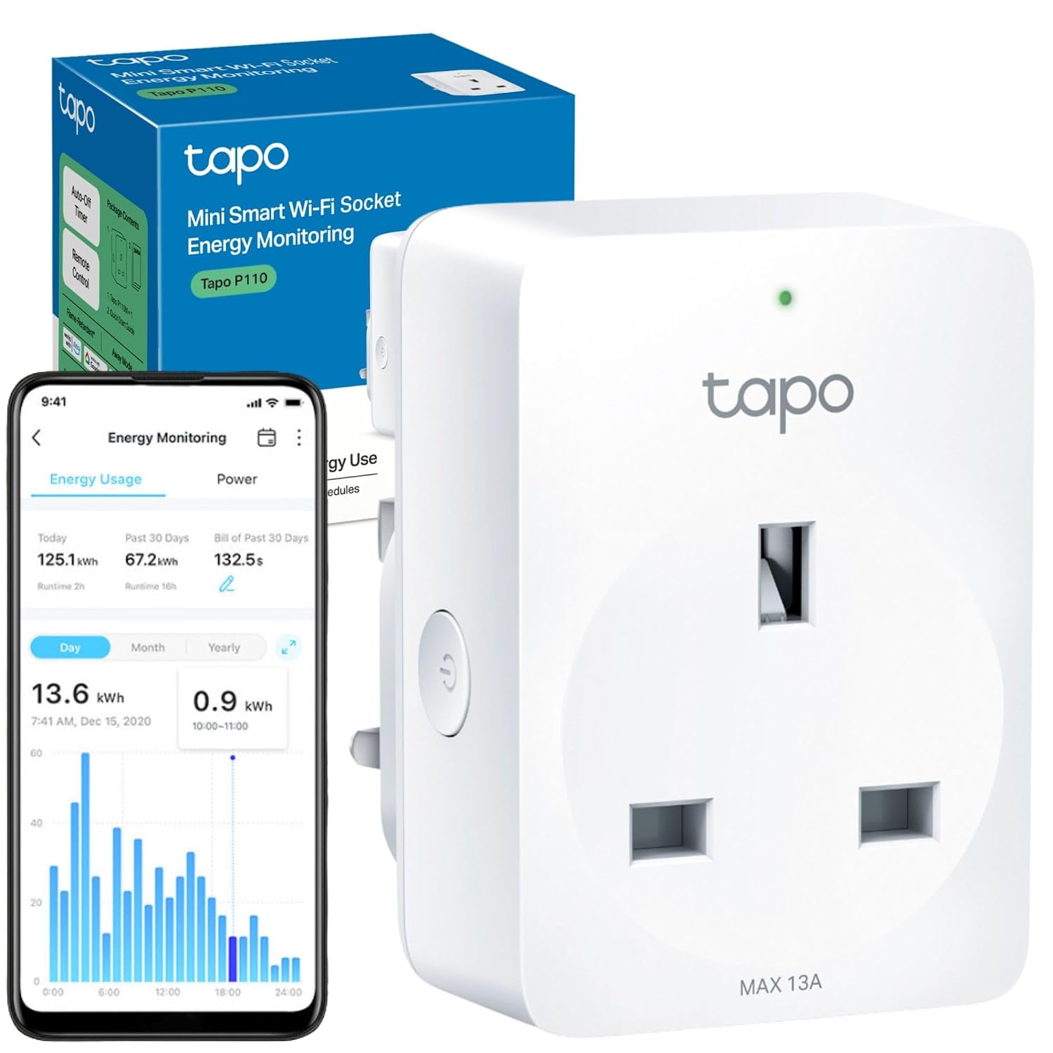 Tapo P110 Smart Plug with Energy Monitoring