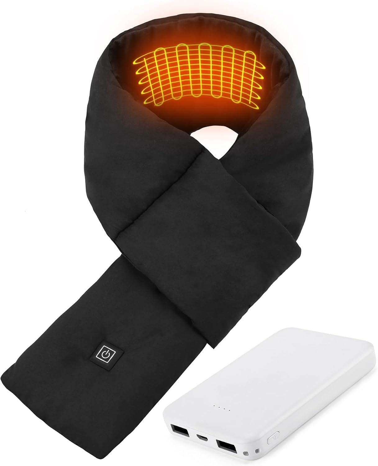 Heated Scarf 3 Levels + Power Bank