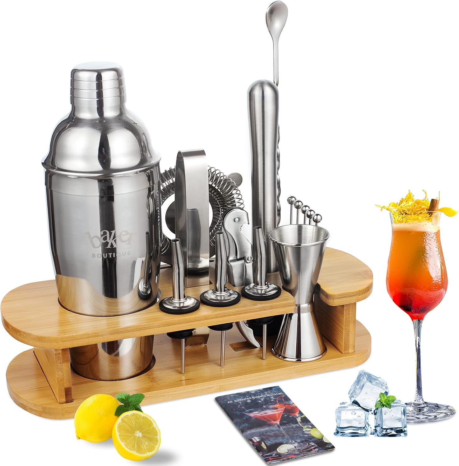 Baker Boutique Cocktail Shaker Set