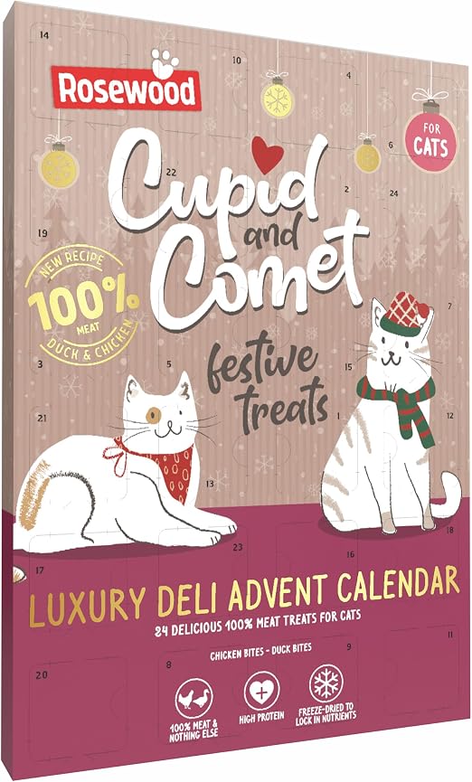 Rosewood Cupid & Comet Luxury Deli Advent Calendar for Cats