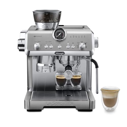 De'Longhi La Specialista Opera EC9555.M, Espresso Coffee Machine with Integrated Coffee Grinder, Cold Brew Function, Milk Frothing Wand, Includes Welcome Set Accessories, Black - Featured