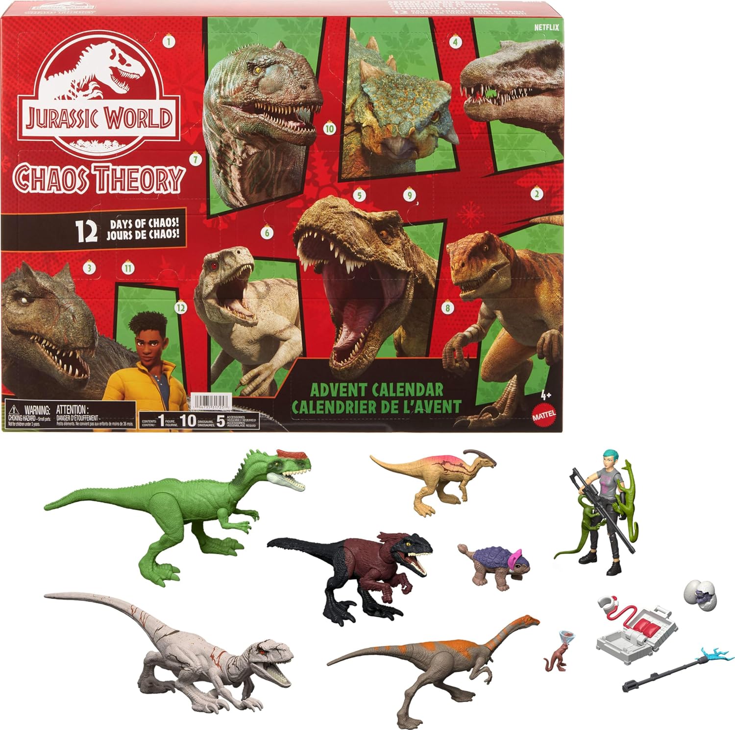 Mattel Jurassic World Chaos Theory Advent Calendar