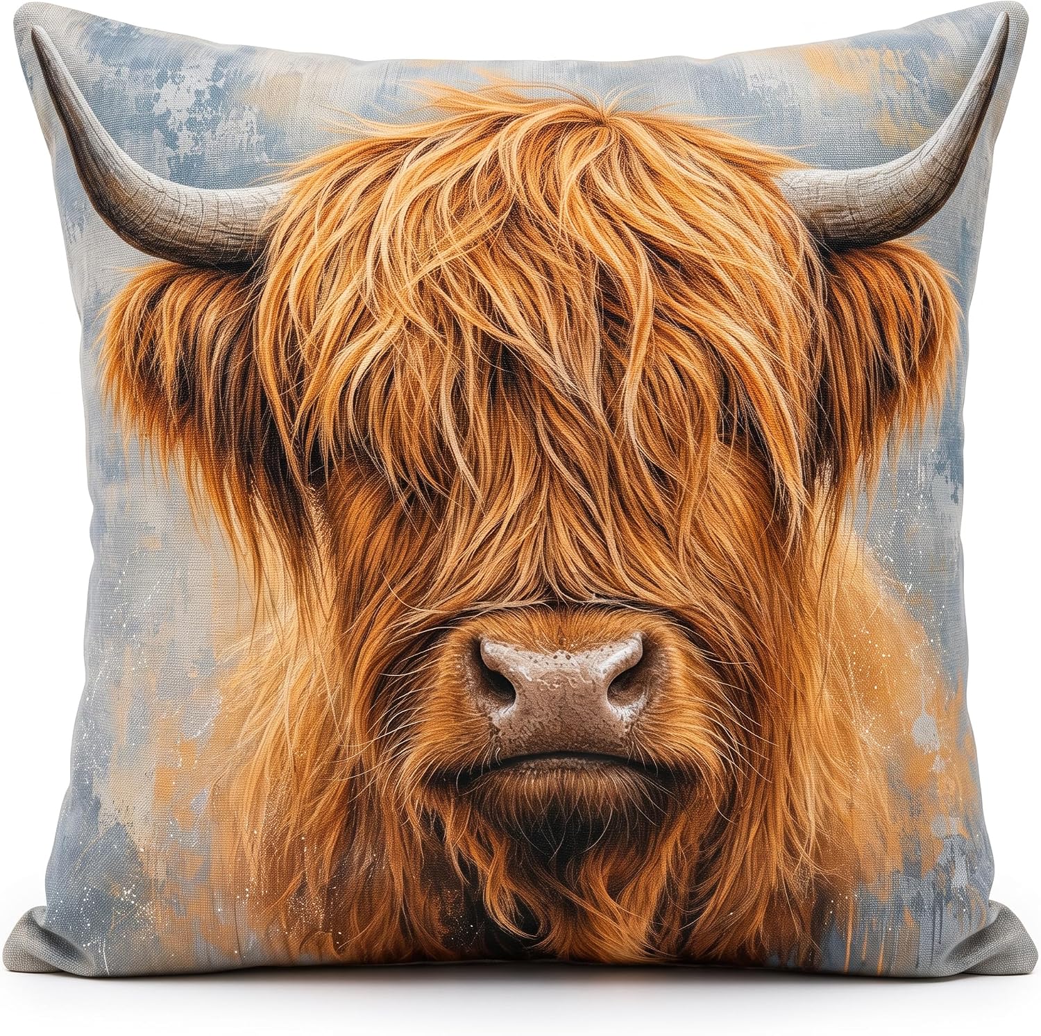Suxyn Highland Cow Cushion Covers