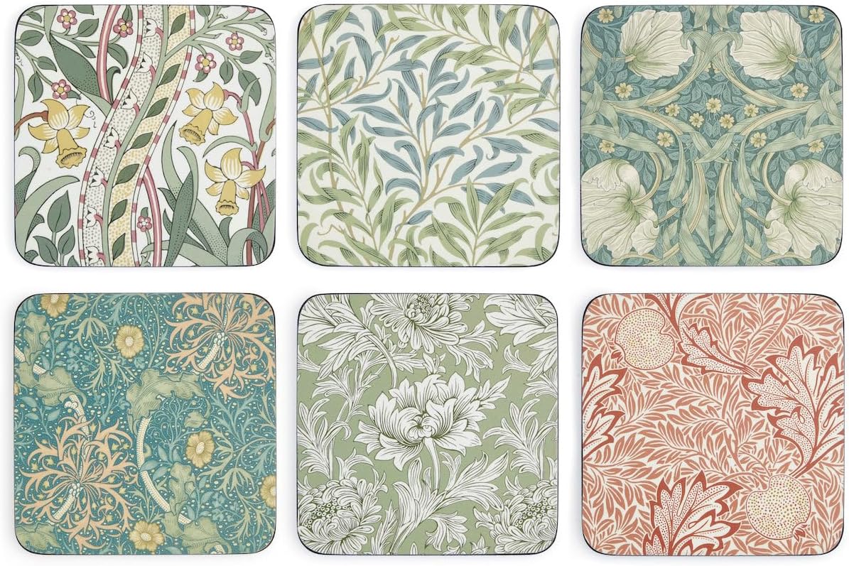 Spode Morris & Co Coasters Set of 6