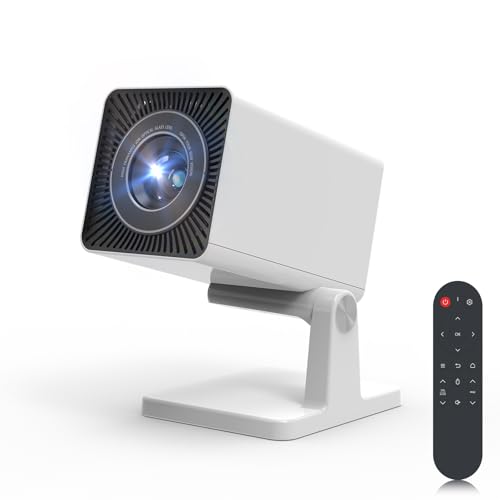 Putbecy Projector 4K, 15000 Lumens with Android 11.0, Mini Projector for Bedroom and Outdoor Camping, 90° Rotatable, WiFi & Bluetooth, Autokeystone for Laptop/Game Console - Featured
