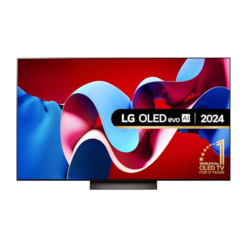 LG evo OLED65C44LA 65-Inch 4K UHD Smart TV, (α9 AI Processor Gen7, Dolby Atmos, Freeview Play and Amazon Alexa, 120Hz), Umber Brown [Model 2024] - Featured