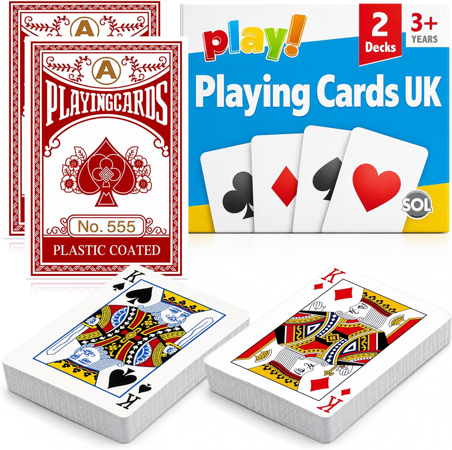 SOL 2pk Playing Cards