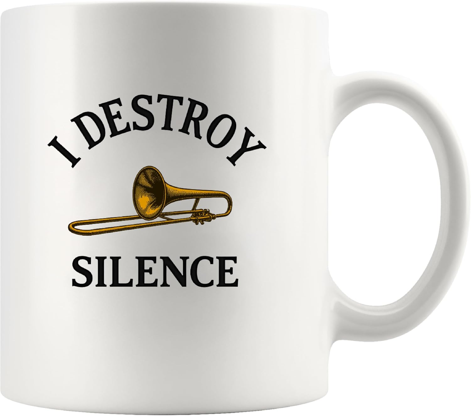 Panvola I Destroy Silence Trombone Mug