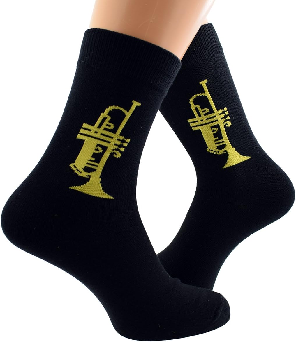 GTR Trumpet Design Cotton Rich Socks
