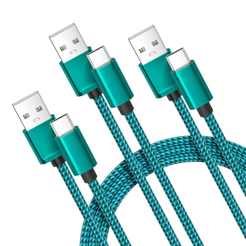 BASESAILOR for iPhone 17 16 Pro Charger Cable,USB to USBC Cable 3Pack 1/2/3M,Car Charging Cord Type C for Apple 15 Max,Samsung Galaxy A53 A54 A70 A72 A73 A42 A32 A33 A34,S25 S24 S23 S22 S21,Tab S10 S9 - Featured