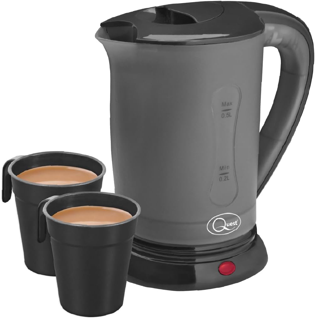 Quest Compact Travel Kettle 0.5L
