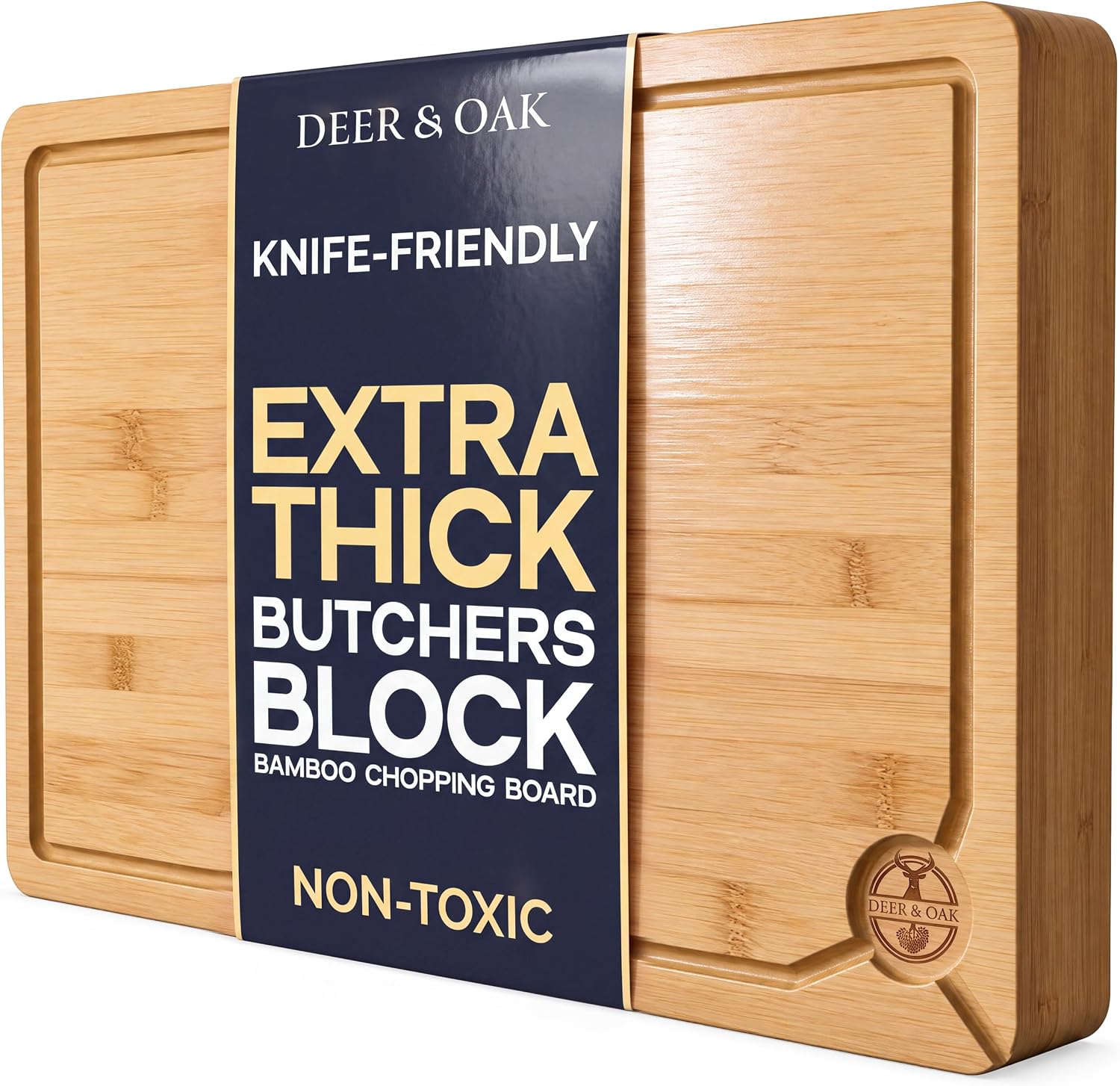 Deer & Oak Butchers Block Chopping Board